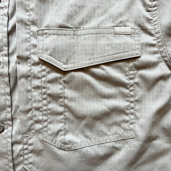 5.11 Tactical Mens Button-down Shirt L Rip Stop Workwear Utility Outdoor Uniform - Picture 3 of 8